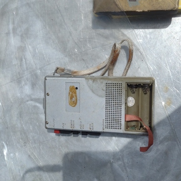 Silver Portable Cassette Recorder - Picture 2 of 2